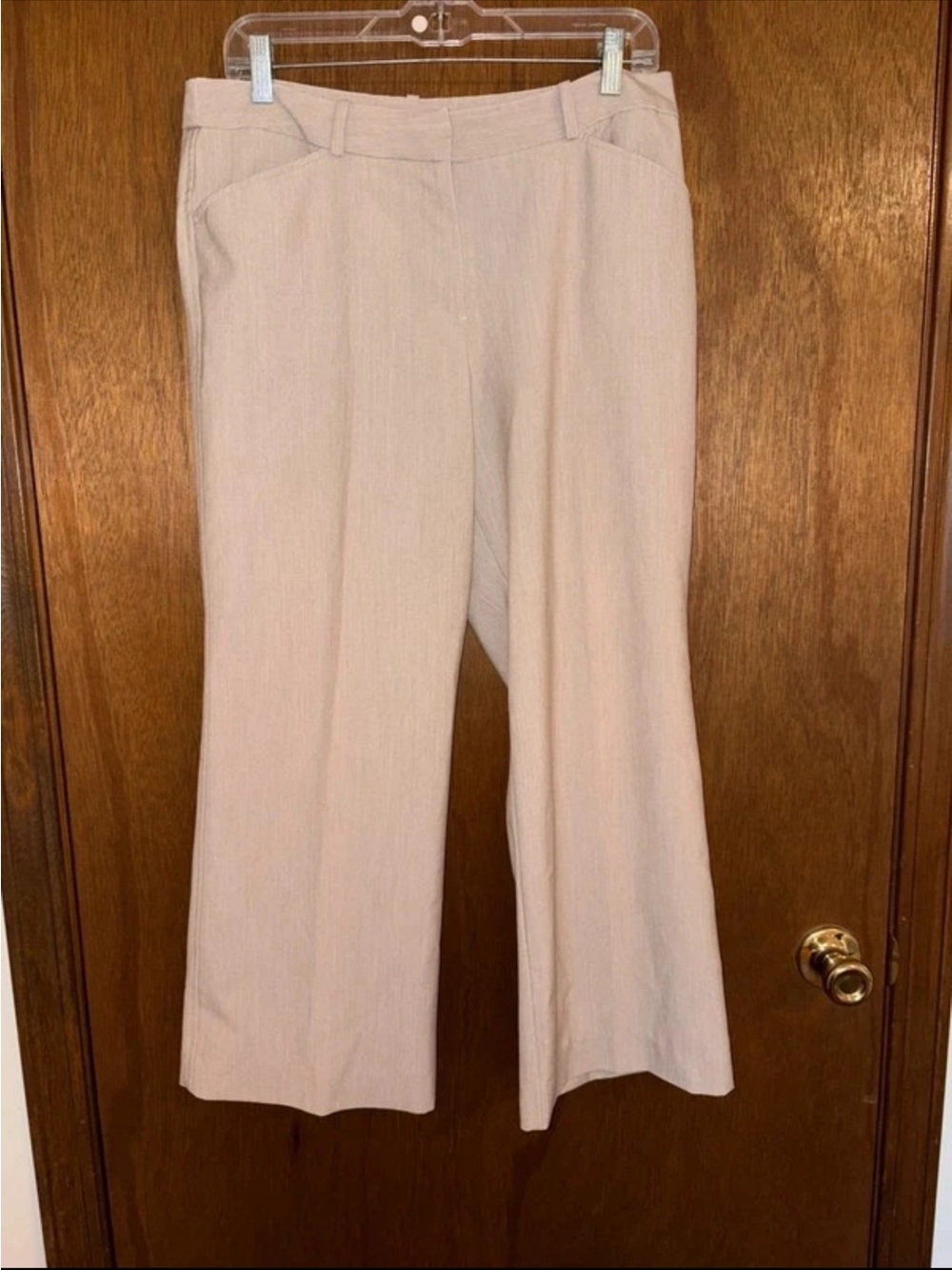 Worthington Cream Wide-Leg Trousers